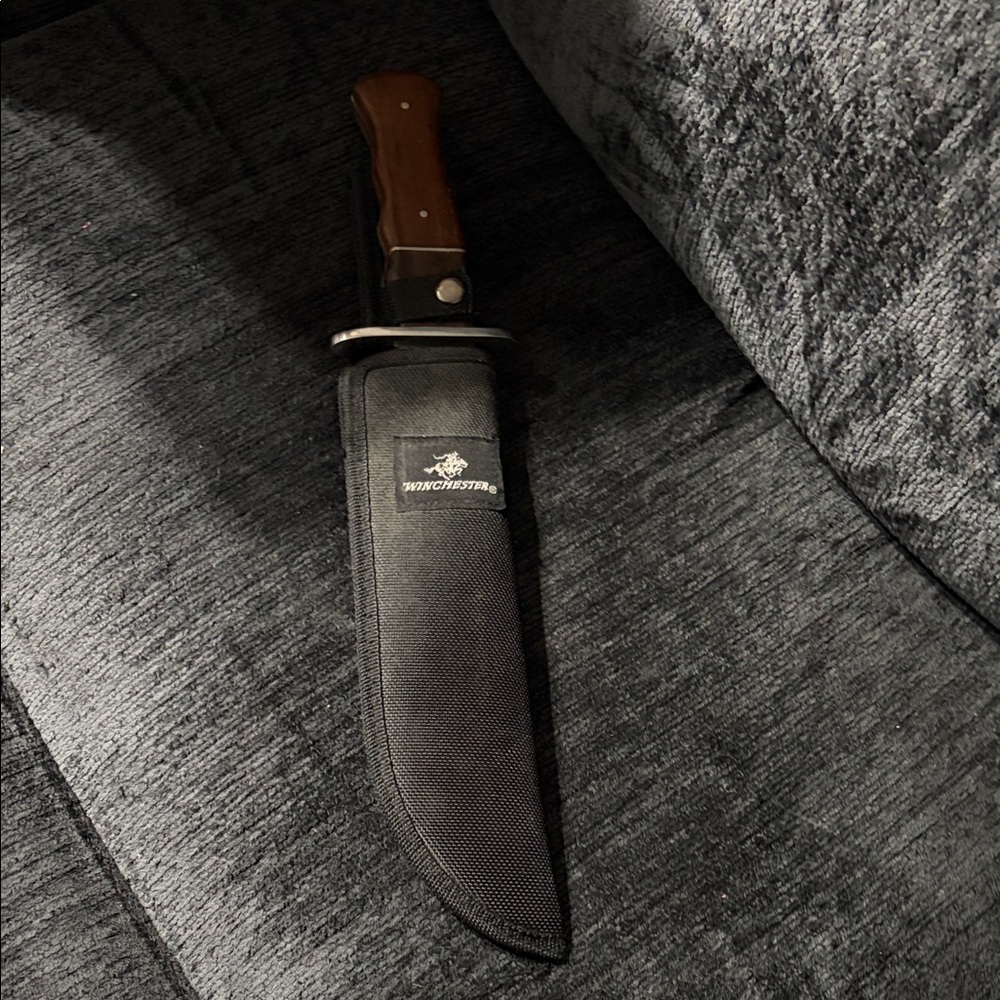 Men's  Knife with Brown Handle - Picture 3 of 3